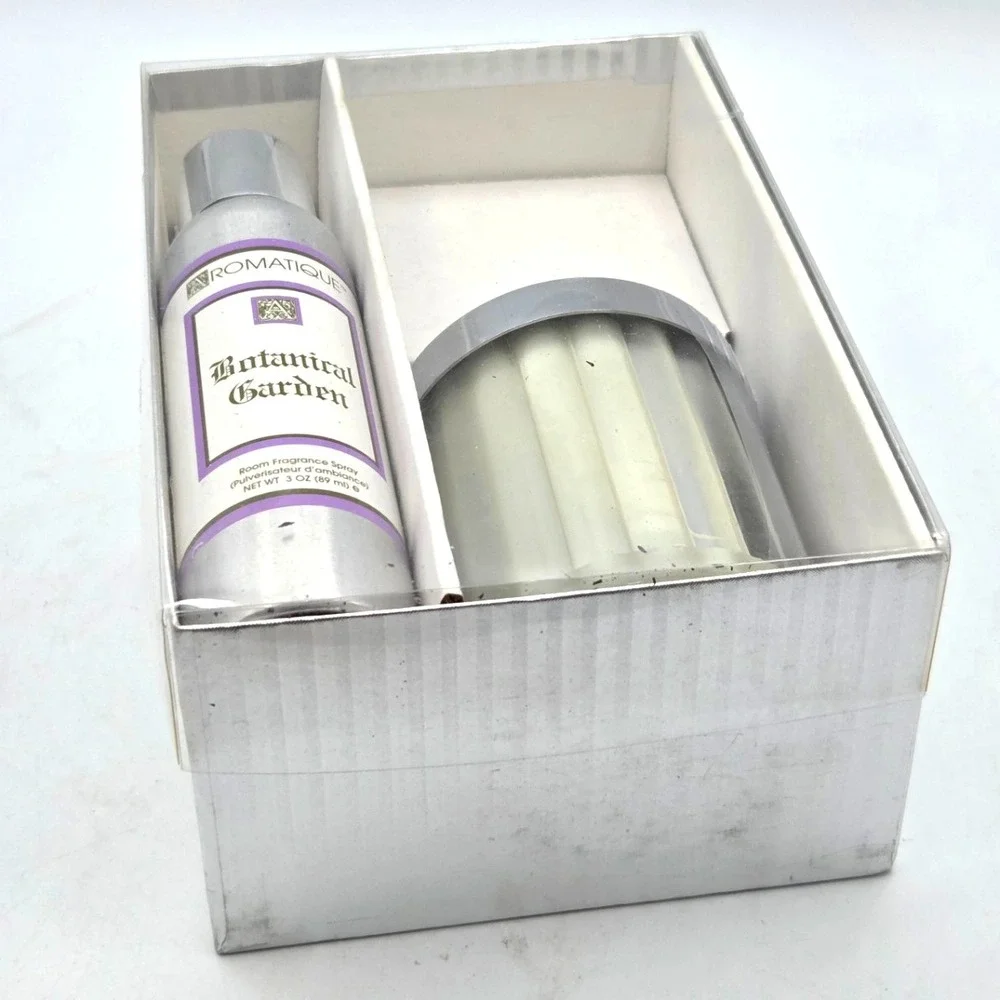 Aromatique Botanical Garden Fragance Candle‎ and Room Spray NEW in Box VINTAGE